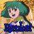 Pixelated character with teal hair and green top, smiling with mouth open, blue text 'Fareal!' below.