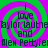 Green and purple spiral background with repeated text "I love Taylor Laubmeier and Alex Pettyfer" in dark blue pixelated font.