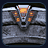 A 4-frame animated contact sheet showing a pixelated Stargate device with glowing orange symbols on its inner ring, set against a stone background.