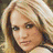 Four pixelated images of a woman with blonde hair in different poses and expressions against dark backgrounds.