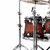 A 50x50 pixel animated drum kit icon with brown and black drums, silver hardware, and a visible 'DW' logo on the bass drum, displayed in a contact sheet layout.