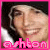Animated contact sheet of 15 frames showing a person in a black beanie and white hoodie with pink border, each frame displaying the name "ashton" in pixelated text below the face.
