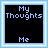 Two side-by-side pixel art frames showing a black background with light blue text and borders, where the right frame adds large stylized text over the original words.