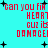 Pixelated red text on cyan background with black plus symbols, displaying repeated phrases and partial words.