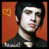 A person with dark hair and a dark collared shirt appears in four with a red background, each showing a different colored heart symbol and text