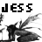 Animated contact sheet showing five frames of a black-and-white cartoon character with wings and a flag, displayed in 3x2 grid layout with pixelated text above each frame.