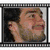 Animated sequence showing a person with dark hair and beard transitioning from neutral expression to smiling while holding a red and white guitar, then shifting to a blonde person playing violin with red accents.