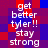 Pixelated text on a red and blue checkered background with repeated phrases.