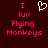 Pixelated text and a heart symbol on a dark red background, with a white heart outline in the center.