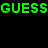 Green pixelated text on black background with grayscale cartoon figure in bottom-right corner.