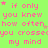 A bright green background with repeated pink text and small star symbols, showing subtle variations in letter spacing and star placement across frames.