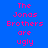 Blue background with pink pixelated text reading "The Jonas Brothers are ugly" arranged in a , some sections highlighted green