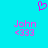 A static image with a cyan background featuring two identical pixelated text blocks and one pink heart symbol.