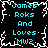 Pixelated cyan text on black background with white jagged border, repeated four times in a