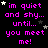 identical text-based images with pink text on black background, each containing the phrase "im quiet and shy... until... you meet me!" and scattered white and gray stars