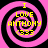 Four identical pink and black spiral patterns with yellow text reading "I LOVE ANTHONY 0333" arranged in a