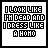 Animated pixel art sequence showing text changes from "I LOOK LIKE I'M DEAD AND I DRESS LIKE A HAND" to "I MUST BE END" with color variations and small star-like elements.