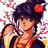 A 48x48 pixel buddy icon featuring a character with dark hair and red accents, alongside text reading "Anime IM" on a black background.