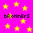 A static image with a bright pink background filled with yellow stars and repeated text "bRoNnErS" in black pixelated font.