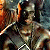 A 50x50 pixel animated buddy icon featuring a knight in armor on the left and green text "Original Icons .com" on the right, displayed as a contact sheet with two frames showing slight motion differences.