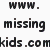 Animated image shows four distinct faces in a with text 'www.missingkids.com' on the left side