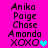 Pixelated text list on bright pink background with two heart symbols, one cyan and one purple. The hearts change color between observations.