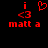 Red pixelated text and symbols on black background, with one version showing a heart symbol above the 'i' character.