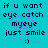 A static digital image with cyan background displaying repeated text and smiley face in dark blue and purple pixelated font.