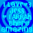 Blue pixelated icon with repeated text "I LOVE Jess Farrah there amazing" in light blue, arranged in four identical quadrants on a solid background.