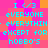 Pixelated cyan text on a pink-orange checkered background with repeated 'I </3' and 'hobbo's' phrases.