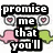 Pixelated text-based icon with black lettering on white background, featuring pink and green decorative elements surrounding the words.