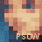 Pixelated character face with blue background, displaying three distinct facial expressions