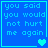 Blue pixelated text blocks with cyan borders display 'you said you would not hurt me again' and heart symbols in four variations.