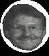 A circular grayscale portrait with a white border shows an animated change where a yellow star appears on the lower right cheek.