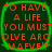 Four identical green-bordered square icons with dark green backgrounds display orange pixelated text reading "TO HAVE A LIFE YOU MUST SOLVE ARO MAEVE!!".