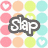 A static image with a polka-dot background featuring pastel-colored circles in pink, orange, green, and teal. Overlaid text reads "Slap some Bacon on it!" in stylized white letters with black outlines.