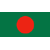 Static 50x50 pixel icon depicting the national flag of Bangladesh with a green field, red circle centered horizontally and vertically, and gray top/bottom borders on a transparent background.