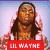 Six distinct Lil Wayne-themed images arranged in a , each featuring the name 'LIL WAYNE' and some with 'PRESIDENT' text