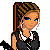 Pixel art of a female character with braided hair and a male character in a punk rock pose, with text reading PUNK Rocker.