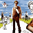 A 48x48 pixel animated contact sheet showing three frames of a Napoleon Dynamite-themed buddy icon with text and character art on a blue background.