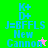 Pixelated text and symbols on four colored backgrounds with animated star icons.