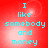 Red background with cyan text reading "I like somebody and money" in four identical arranged in a