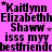 A static image with a bright pink background displaying repeated text in black pixelated font, including names and phrases.