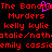 Red pixelated text on black background with a purple heart symbol replacing the 'o' in 'Banana' in the top-left text block.