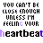 Pixelated text repeats 'YOU CAN'T BE CLOSE ENOUGH UNLESS I'M FEELING YOUR' above and below a central 'heartbeat' phrase in black and purple.
