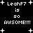 Pixelated text and star symbols on a black background, with repeated phrases and alternating character forms across two
