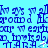 Blue text on light blue background repeats 'ground' and 'east' with small white crosses scattered across the image.