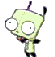 Green cartoon character with large white eyes and black limbs in multiple poses showing head turns, body rotations, and facial expressions.