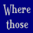 Blue background with white text arranged in three and a shield-shaped emblem at bottom left