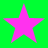Four pink stars on a bright green background, arranged in a two-by-two with no visible animation changes